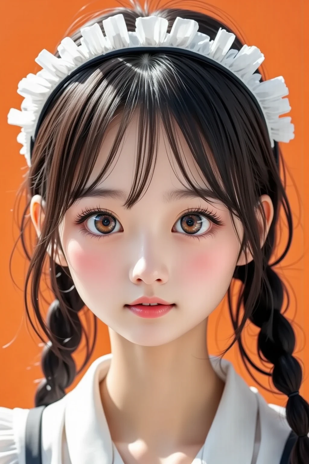 NSFW, 8k, High-level, absurd, masterpiece, best quality, primitive, very detailed CG, very detailed wallpaper, perfect lighting, Extremely detailed (((The personifying " Amish " as a Little Girl))), MysticSight, Tyndall effect, Tyndall scattering, Studio gray background with (many Dazzling RainbowColor particles BokeH:1.28), (RoundlyButts, ThighGap), (Exposed:0.4), (Assfocus with looking ahead), BREAK (NOGIZAKA face variations) Extremely Detailed very KAWAII face variations, perfect anatomy, Childish, captivating gaze, elaborate detailed Eyes with (sparkling highlights:1.28), long eyelashes、Glossy RED Lips with beautiful details, Coquettish tongue, Rosy cheeks, Radiant PearlSkin with clear transparency . { (Dynamic LifeLike expressions:1.4) | :d) }, (large eyes:-1) .
