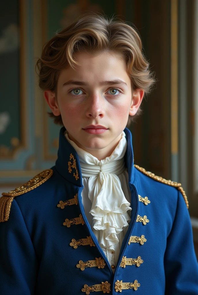 Nostalgic sailor boy realistic style