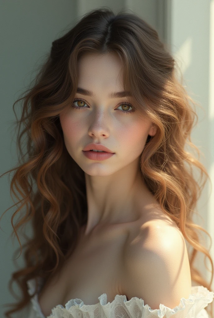 Girl with long hair