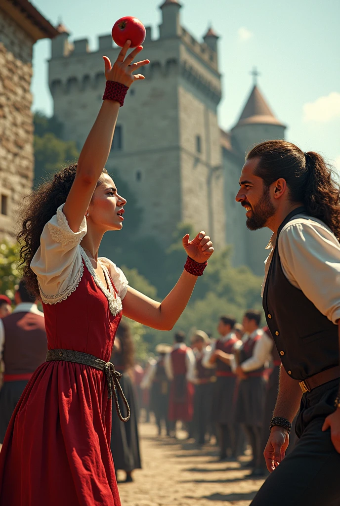 hetero couple, 1woman, 1man, ADDCOMM
<lora:tr4j3_v2:1.4> < <lora:ClothingAdjuster3:0> bullfighter dancing with gitano girl ADDBASE
tr4j3, toreador wearing (green traje de luces (with gold designs):1.2), cropped jacket, pants <lora:add_detail:2> ADDCOL
gypsy woman wearing billowy white blouse, full red skirt, big breasts