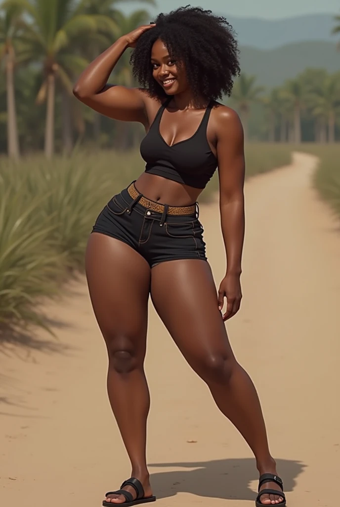 ((((10 year old girl)))) (((looking away from the camera))), ((walking down a beach)) ((completely naked)), full body, , perfect, masterpiece, highest quality, 8k, (naked hips exposed, wide hips, big ass oiled), (((side view))), ((perfect big round oily ass)), back of the head, huge ass, hips wider than shoulders, perfect beutiful face, smiling, perfect eyes, perfect, afro hair, (smooth detailed and photorelistic skin)(short height, short limbs, short legs, short arms), small body