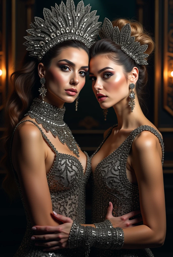 Complete fashion collection, many models, high quality,beautiful colors, Masterpiece, very beautiful and varied, top models, ultra modern, very detailed and intricate, Very fine , photorealistic, cinematic lighting, perfect