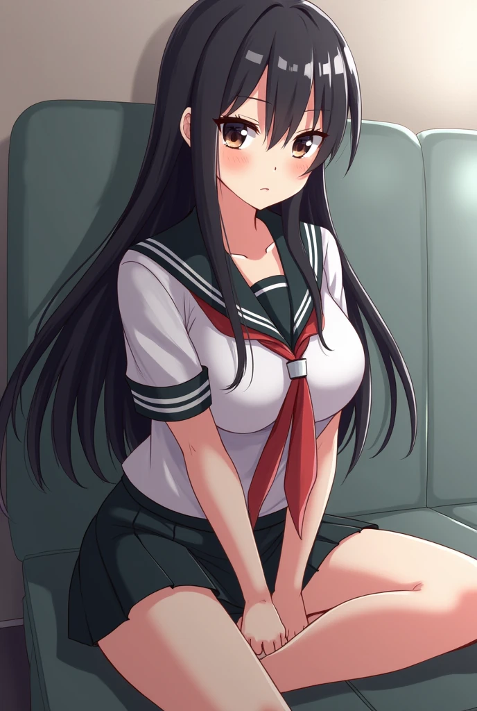 (8k、RAW Photos、highest quality、masterpiece:1.2)、(Realistic、Realistic:1.37)、Super detailed、超A high resolution、animation、1 girl、Pink nipples、Beautifully detailed face、Pussy、beautifulディテールの肌、whole body、Professional Lighting、Sailor uniform half-off、Scared face、((ayukawa madoka)), (beautiful, fine grain)、Green Eyes、(Blue Hair、Long Hair、Parted bangs)、Are crying、Normal position、Are sleeping、shortness of breath、Luxury、Nice breasts、Nice thighs、Inviting eyes
