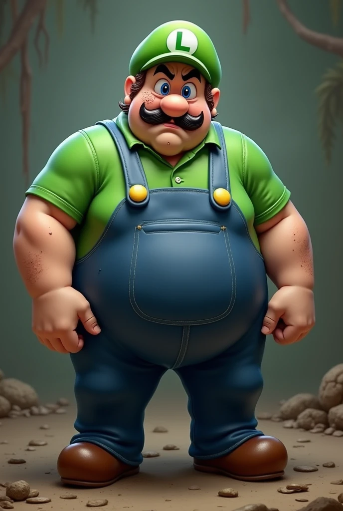 Mario Bros obese, smoking, dirty and deplorable environment