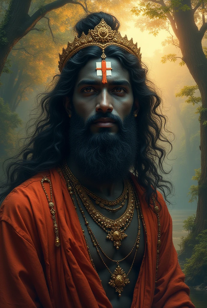 Lord ayyappan with beard