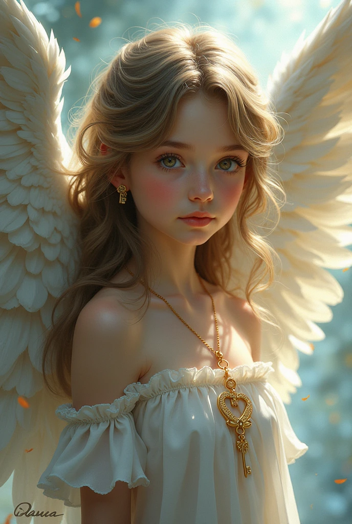 asas de anjo, asas brancas, plumas brancas, penas caindo, anjos, anjos voando, anjos com asas brancas, quadro realista, renascentista, angelical, oil painting, heaven, altamente detalhado, intricado, complexo, foco nas asas,