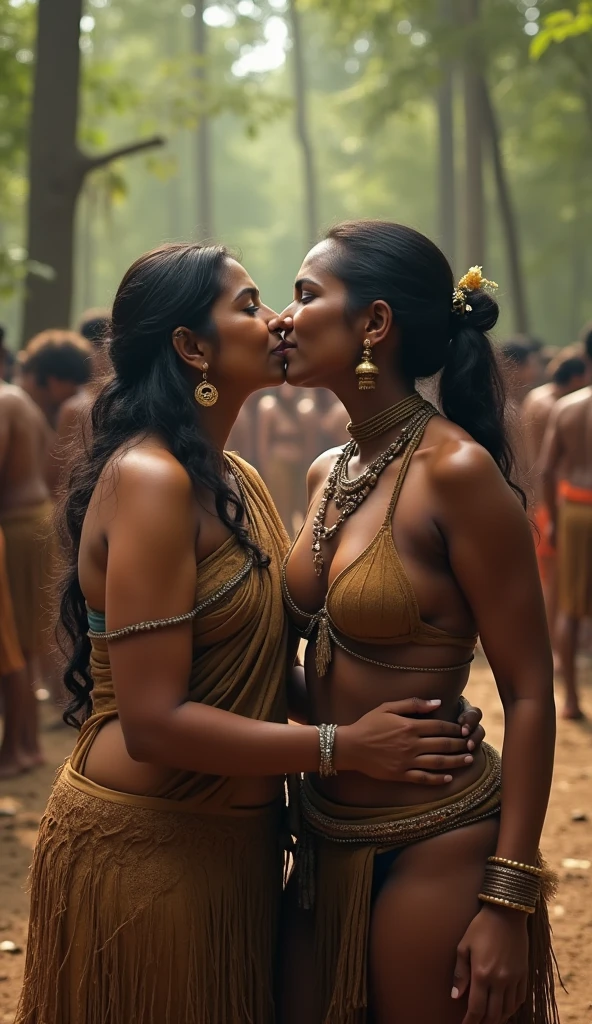 moana, 3d, breastsout, tribal clothing, curry hair, curtain, curves, kissing chel de el dorado, slickedback hair, curves, breastsout, curves, big-ass, tribal clothing, lesbian kiss