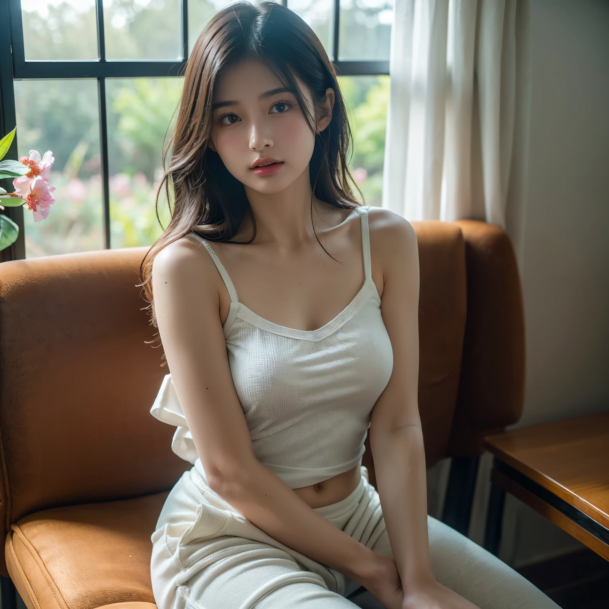 (photorealistic:1.4),best quality,realistic, masterpiece, an extremely delicate and beautiful, CG,extremely detailed ,highres, extremely detailed, 1girl, tifa_lockhart,beautiful detailed girl,full body, realistic,japanese clothes, beautiful detailed red eyes, light on face, cinematic lighting,,  