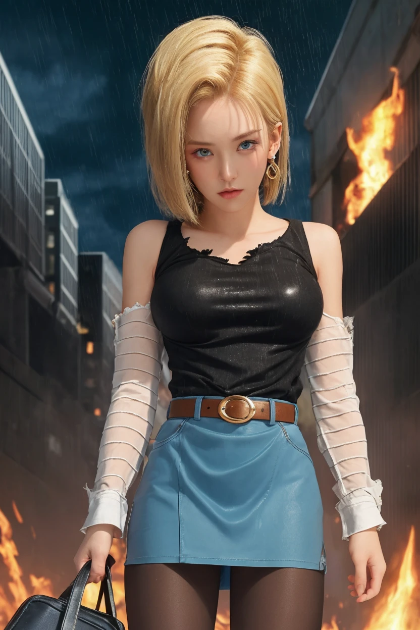 （Attack on Titan、Annie Leonhart）、（kimono）、Young、Cute、a beauty girl、Perfect Style、huge tit、Emphasizes cleavage、deadpan、realisitic、realistic、８ｋ、ighly detailed、top-quality、Top image quality、超A high resolution、​masterpiece、one girls、（Egyptian pyramids in the background）、