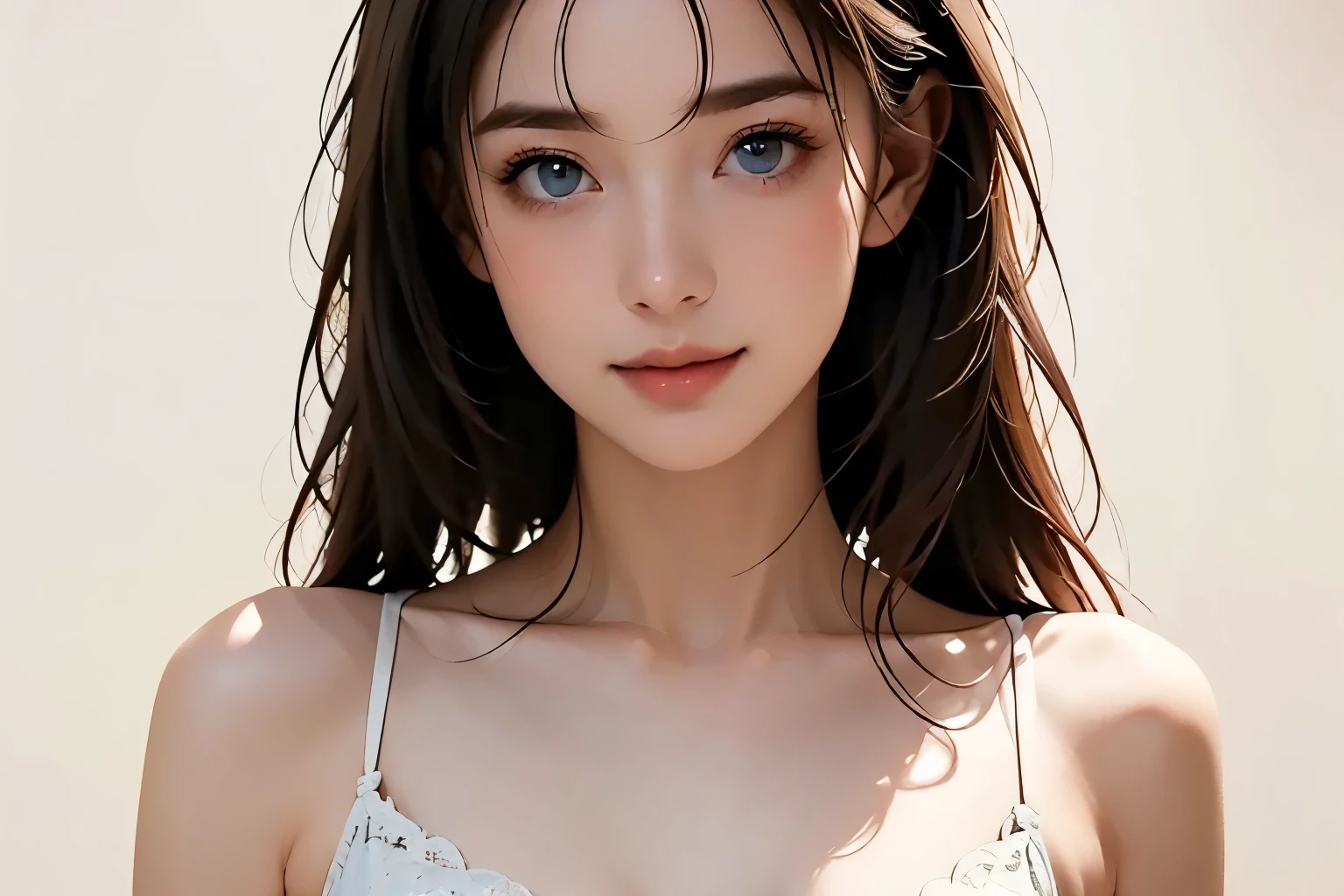 Portrait of a beautiful elegant blond woman, Full Body Portrait 、 romantic atmosphere {x} fairytale atmosphere , Attractive blue eyes, gentle face , Shining Smile , Natural Makeup , Elegant attire, kind expression, Light Blush , Warm skin tone , great lighting , Soft Shadow , high resolution digital paint , realistic style , Place your hand on your current , by expert portraitists.