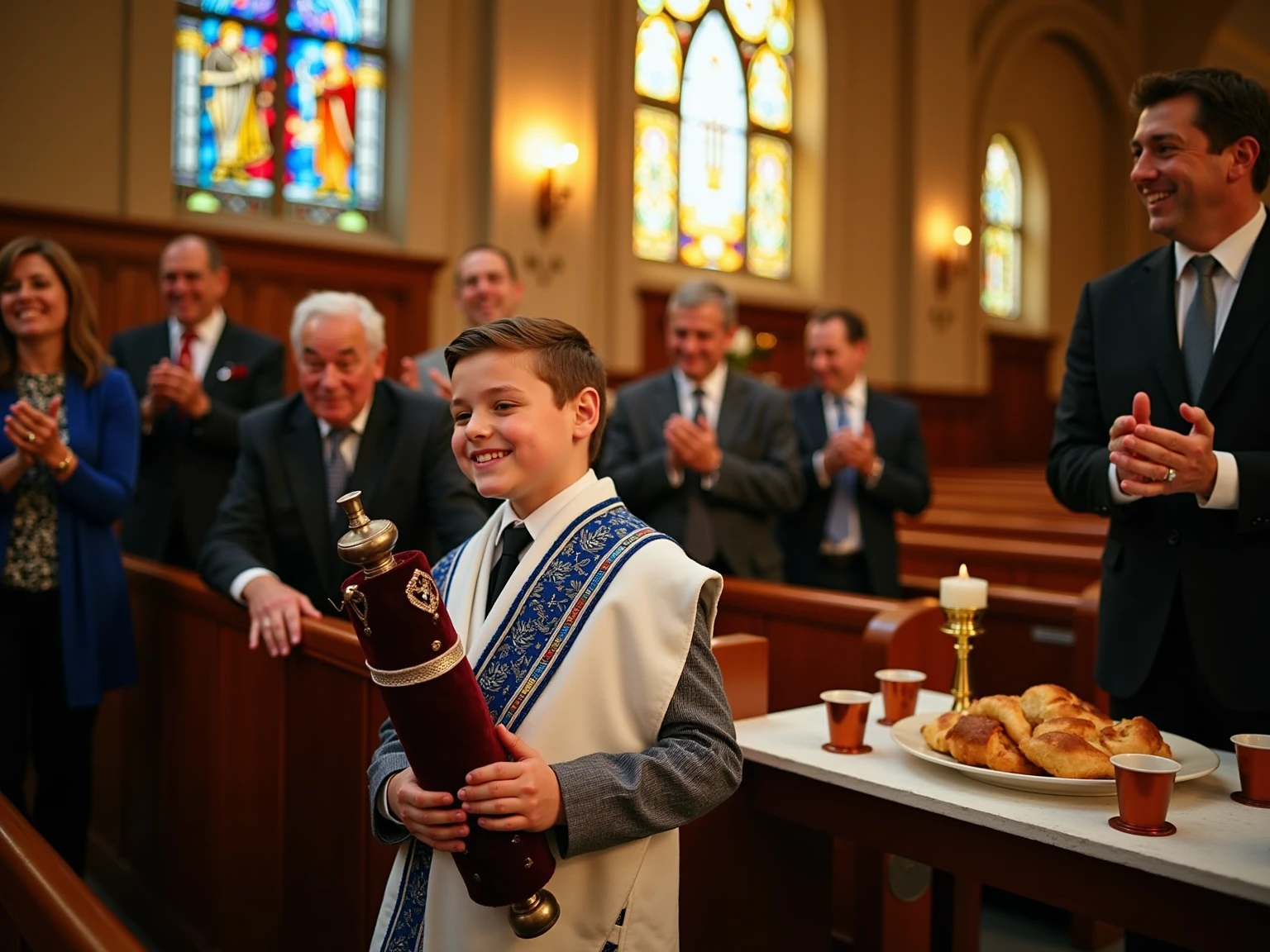 1st Communion at Jesus' side