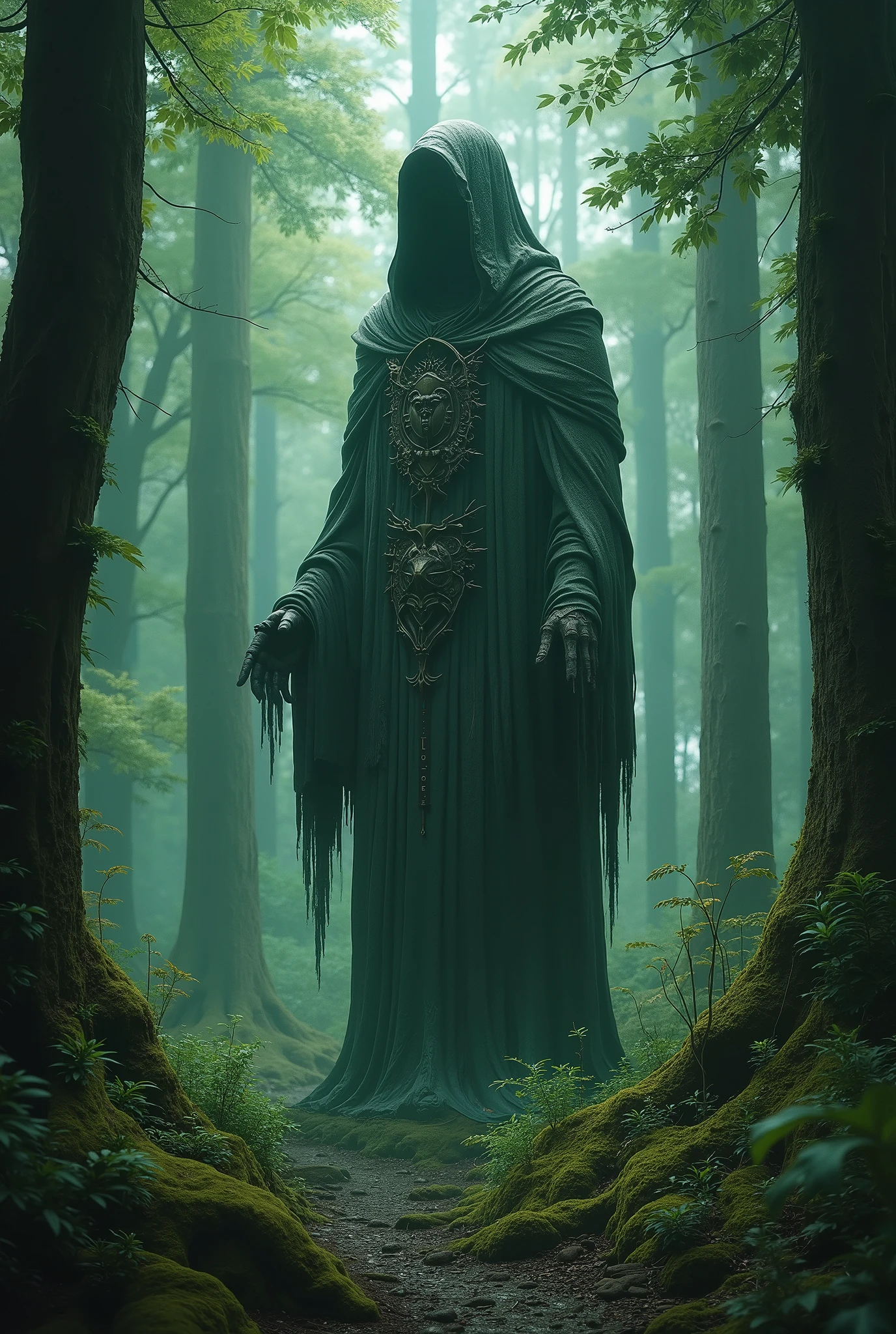 will generate a cursed statue deep in the forest,Also, Seaart . ai