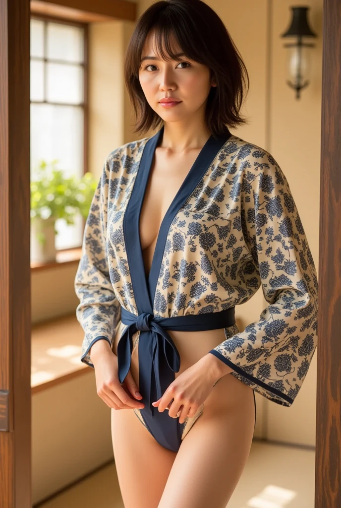 Natural, Cute, Female, Japan, Underwear, Short Cut, Live Action, 8K Hyper Realistic Texture, Light Hair Color, Japanese Room, Realistic Skin Type, Shortcut --auto --s2