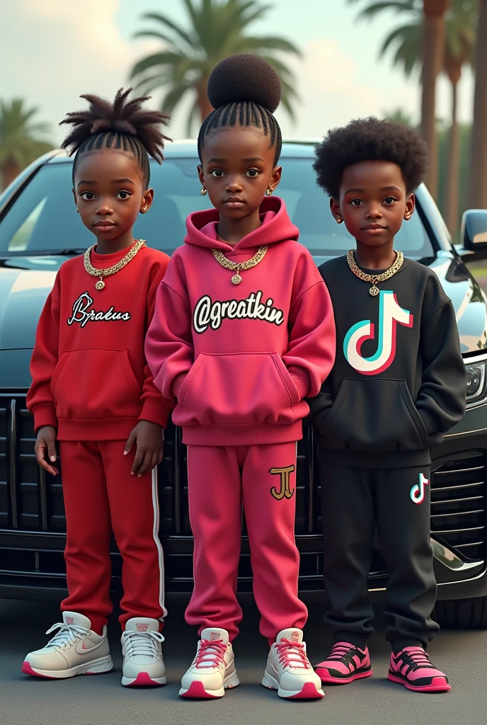 Baby, black, 4 teeth, hero robe, adidas sneakers