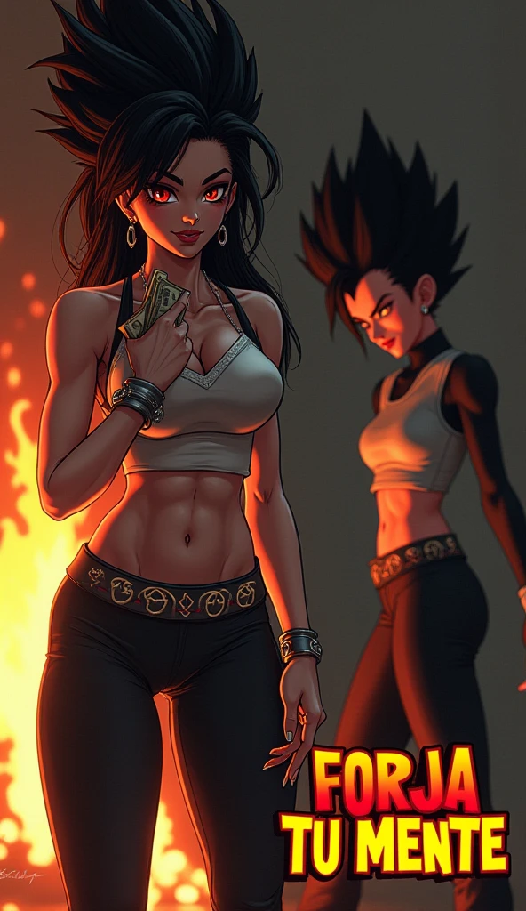 Salma Hayek consists of - Art - O - Dragon, hand drawn, pencil ink, Vegeta, with Vegeta hair, Prince Vegeta, Dragon Ball Art Style, Wild Spike Black Saiyan Hair, Akira Toriyama style, Dragon Ball concept art, inspired by Seki Toriyama, Dragon Ball style, HD artwork, character Dragon Ball, Dragon Ball Z style