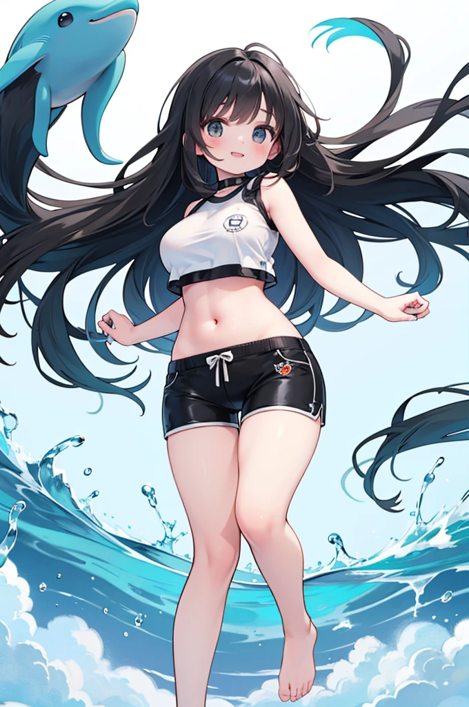 (8k, premium, Masterpiece: 1.2),
(realist, Fotorrealist: 1.2),
A beautiful Thai woman with big breasts,
narrow waist, and thin thighs,
Wear a tight-fitting beach volleyball uniform..
detail:
(ultra detailed: 1.3),
16 years old,
its length, Dark hair flows freely with the wind.,
she has small breasts, small breasts she has good style Her slim thighs reveal the athletic muscles of her legs.
(high resolution: 1.1),
She proudly shows off her toned abs.,
