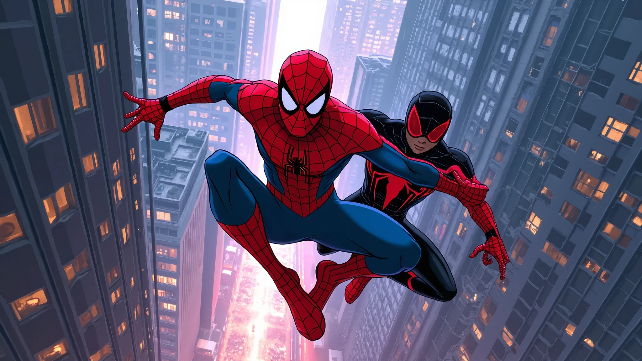 homem aranha excitado