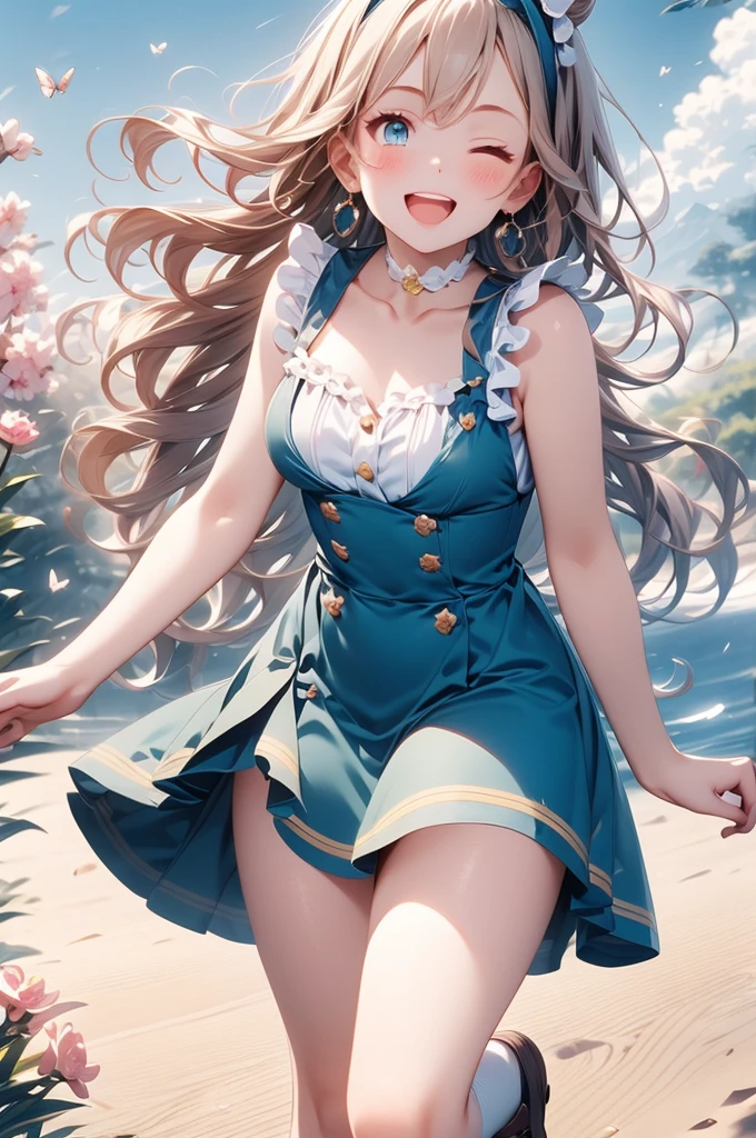 Handsome、Gal、blush、Grin、Soft Breasts、My chest is about to burst