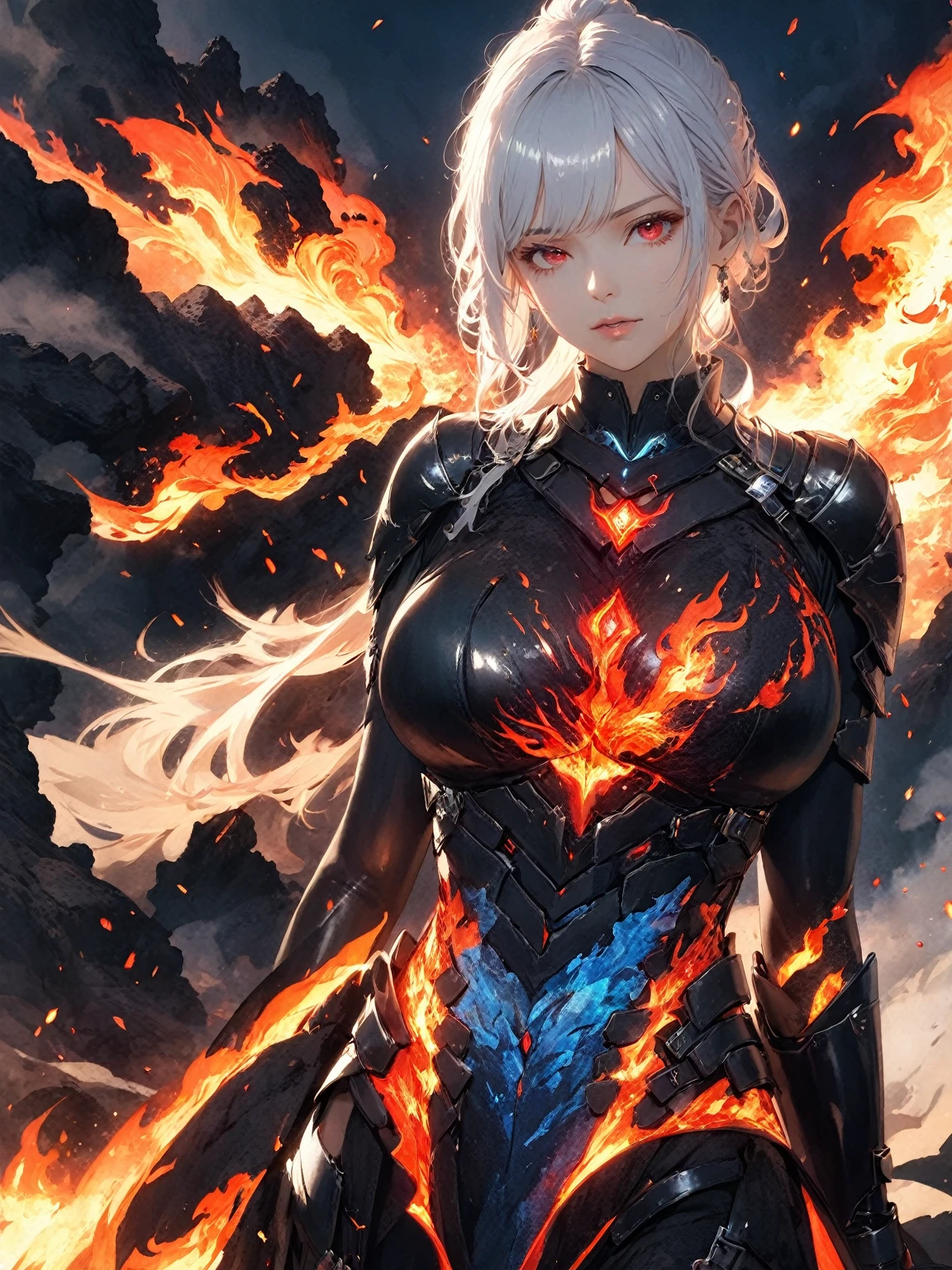 (1girl:1.3), Solo, (((Very detailed face)))), ((Very detailed eyes and face)))), Beautiful detail eyes, Body parts__, Official art, Unified 8k wallpaper, Super detailed, beautiful and beautiful, beautiful, masterpiece, best quality, original, masterpiece, super fine photo, best quality, super high resolution, realistic realism, sunlight, full body portrait, amazing beauty, dynamic pose,(skirt lifted by itself: 1.1), (skirt lift: 1.3), (showing white panties: 1.3), delicate face, vibrant eyes, (from the front), She wears Spider-Man suit, red and black color scheme, spider, very detailed city roof background, rooftop, overlooking the city, detailed face, detailed complex busy background, messy, gorgeous, milky white, highly detailed skin, realistic skin details, visible pores, clear focus, volumetric fog, 8k uhd, DSLR, high quality, film grain, fair skin, photo realism, lomography, futuristic dystopian megalopolis, translucent, Epic Fantasy Art Style HD, 4K fantasy art, epic fantasy digital art style, epic fantasy art style, Fantasy Woman, epic fantasy art portrait, Epic fantasy style, hyperrealistic fantasy art, hd fantasy art, Epic fantasy character art, epic fantasy art, in style of dark fantasy art, epic fantasy digital art, (pose dinámica vaquero), (anatomía perfecta :1.4), (iluminación cinematográfica :1.4), (colores brillantes)