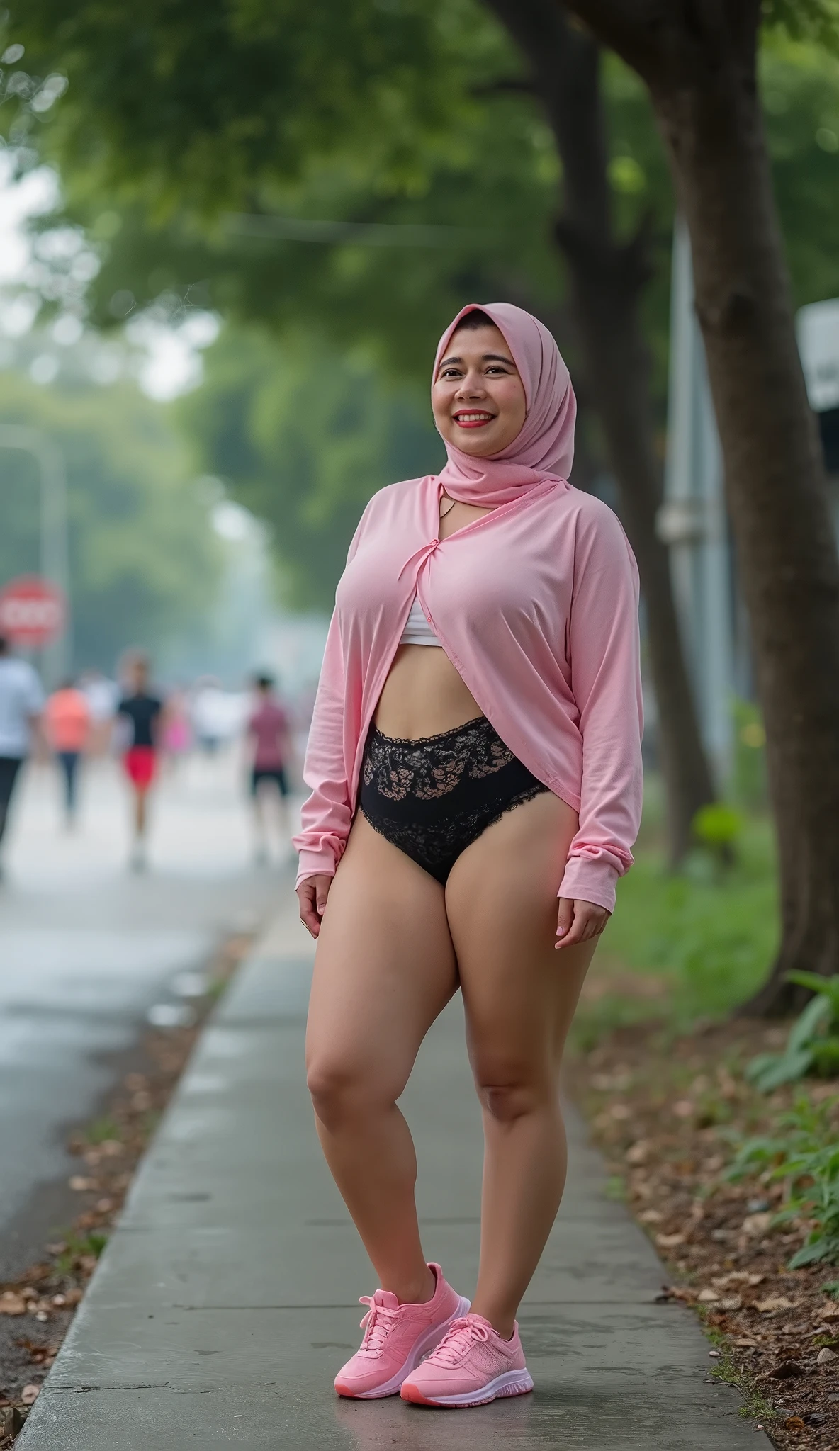 ((Plumpers fatty)), Straddling Big ass ((SAGGY BREASTS)), BODYBUILDER TEEN SMILE (HIJAB), (ROSE PANTIES PATTERN FLOWERS), NAKED AT FOREST & SMALL BOOTY, (THIN TINY TITS), ((FLAT CHEST)), NAKED BOXER LIGHT PINK, Sneakers CONVERS, GREEN, RED & BLUE, ((SHINY CLOSSY SKIN)), PUTTING THE BIG DILDO IN THE ASS HOLE.