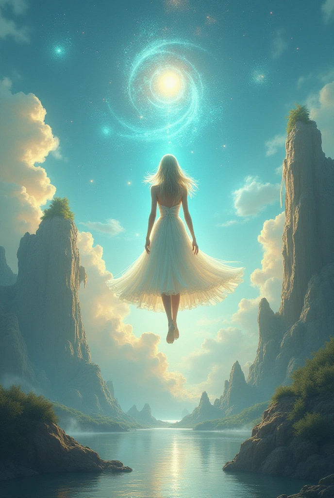 8K resolution, masterpiece, Highest quality, Award-winning works, unrealistic, Final Fantasy, Royal Jewel,Photorealistic Painting by Midjourney and Greg Rutkowski, , elegant, Very detailed, Delicate depiction of hair, Miniature Painting, Digital Painting, Art Station, Concept Art, Smooth, Sharp focus, shape, nature, flight, Thousand Armed Kannon Bodhisattva, Asura, God of War, Castle in the Sky, A strip of light pouring down from the sky, A pillar of light stretching into the sky, Complex colors, Buddhist Mandala, Colorful magic circle, flash, Mysterious Background, aura, A gentle gaze, break, Small faint lights and flying fireflies, night, Starry Sky, milky way, nebula, shooting star, Flowers, birds, wind and moon, erotic, one sexy lady, healthy shaped body, Anatomically accurate skeleton, 2 woman, Asura, height: 170cm, huge firm bouncing busts, White Tiger