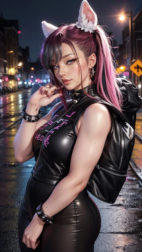 Digital Cyberpunk Art、highest quality、Ultra-high quality CG Unity 8K、Cyberpunk Pastel Goth、Shiny metallic、(sitting, yokozuwari)
