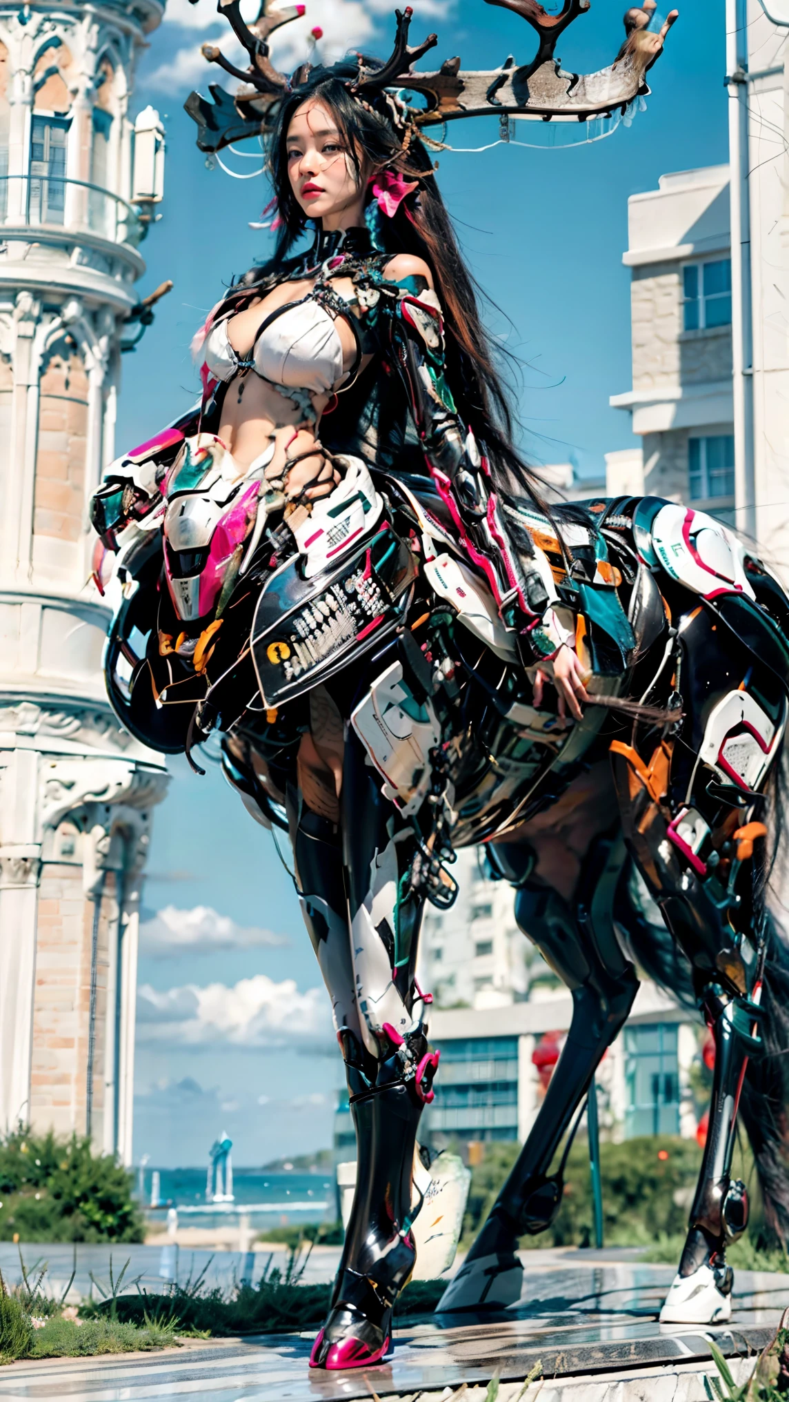 Create a beautiful cinema-grade promotional illustration with a gorgeous Hollywood master design ,(A large amount of character material is distributed in geometric shapes in a picture with a super depth of field:1.5),Multi-layer zoom ,Integrated 光线变化, capture the character's face from an ingenious angle ,( cybermecha centaur 、Metaphor 、暗藏玄机人物殿堂级的性特征and excellent sexual tension :1.6),以精美饰品and光影效果对审核部位隐形打码, world-class rendering , super detailed ,Super complex, Super Detailed , details are true ,Super-sharp , super high quality output, bright color , beautiful ancient god Siren 。{( is based on classical aestheticism :1.8), super skill fighting moves , using commercial giant makeup props ,What brings together a team of (grace、pride:1.2) team up,include(人马合一的Cyber机甲半人马,Centaur,Centaur:1.8),and( the charming ancient gods, the mermaid 、Half man, half fish:1.6),and(Cat girl,Cat People, half human half cat ),and( high-energy phoenix girl 、Fire woman、 half human half fire :1.6), and the mini flower fairy (Fairy:1.6),以及粉红的魔tail(Succubus:1.6),wait( more than the five beast girl Furui 1 .5),they(Integrated 、 Perfect Blend 、 precise connection 、 seamless nesting 、 line slender 、 appearance incorporating mythological, legendary, and monster features、tail、Tentacles、Wings、Feather、scale、nail、hoof、Anti-Joint 、Arthropod、fur、Chitin 、Pattern、Tattoo、华丽装饰wait外观特征:2), superheroes with (Beauty:1.5)、Tear mole、( compression of gravity, a large bag with an oversized curve, full, super huge jelly chest:1.6)、收窄的肋骨and肩、Vacuum belly、 rough、 ultra-long hips and legs 、 long body ,Standardized ergonomics 、 Physiological Perfection、 Medical Beauty Skin 、 Mysterious and fragrant organs 、生化Cyber}。场景内include职业为女性的:( Cthulhu folklorist 、Explorer、warrior、Clergy、Ranger、wizard、超级家wait)。 a variety of superb martial arts ,加入中式玄幻and西方奇幻wait多种幻想元素的装备and服饰,包含有中西方多种古典and潮服融合的超级服装,诸多幻想and科技融合的特种装备, to blur supergiant oriental classical figures pass through the atmosphere 。 partner combination 、interactive、Innocence、Neon、 multiple color light 、Fire、 ultimate color control 、Fun、 Surrealist 、Cyber、Prize-winning entries 、、 inspirational idea 、 Clean Picture 、Reality、 settlement screen 、Chinese Comics、AAA Games、The invisible light code passed the 。(The ultimate use of screen space , and add lots of creatively designed egg information to be used as metaphors、Metaphor 、 concentrated computing power metaphor using camera language 、 excellent sexual tension :1.6)。
