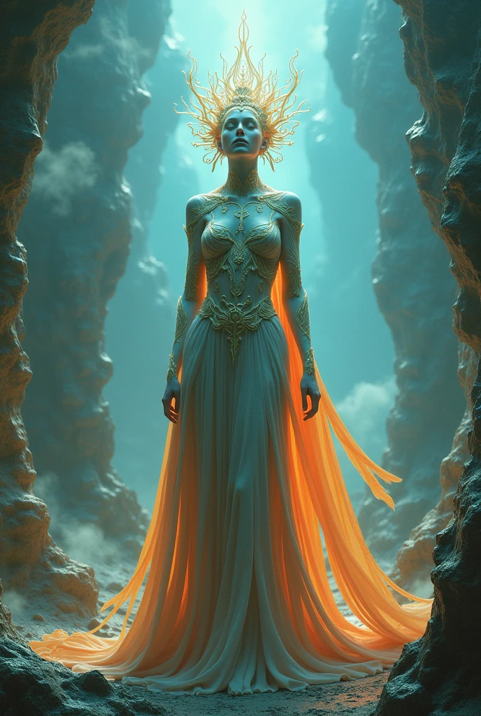 Generate an image of a woman the jellyfish from Greek mythology in the setting of the movie 300 The Rise of the Empire