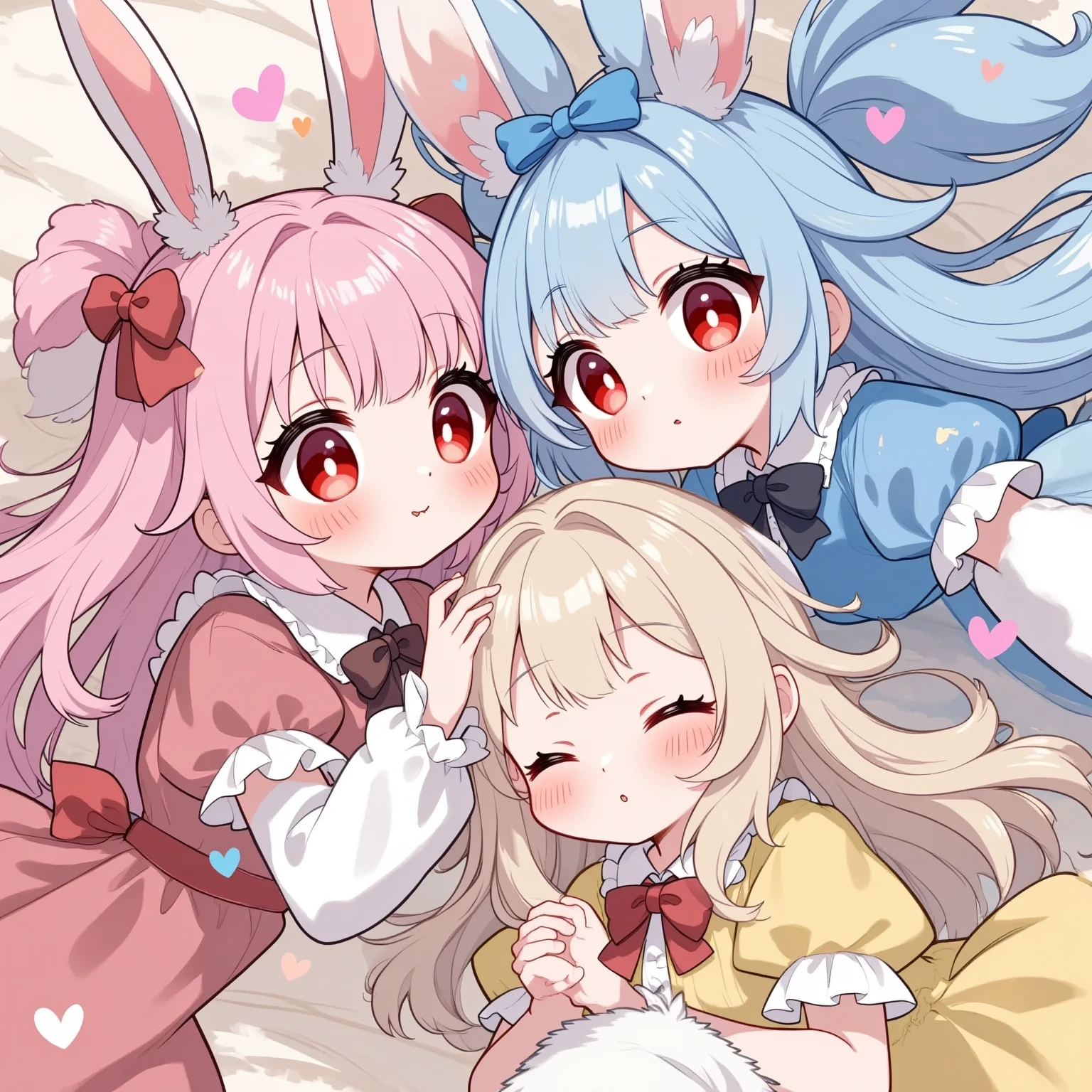 (masterpiece, best quality:1.4), high resolution, super fine illustration, 2girls, the right girl is ayanami /(Azur Lane/), break, the left girl is laffey /(Azur Lane/)