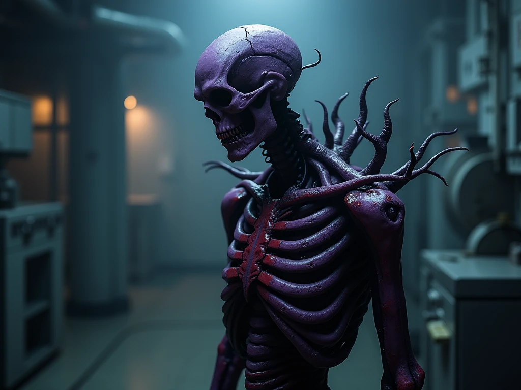 8k raw photo of (one) tpmpanlab person (front facing the camera:1.3) in a dark gothic underworld city ((midnight, dark, low light, soft light, low key light)) ray tracing, subsurface scattering