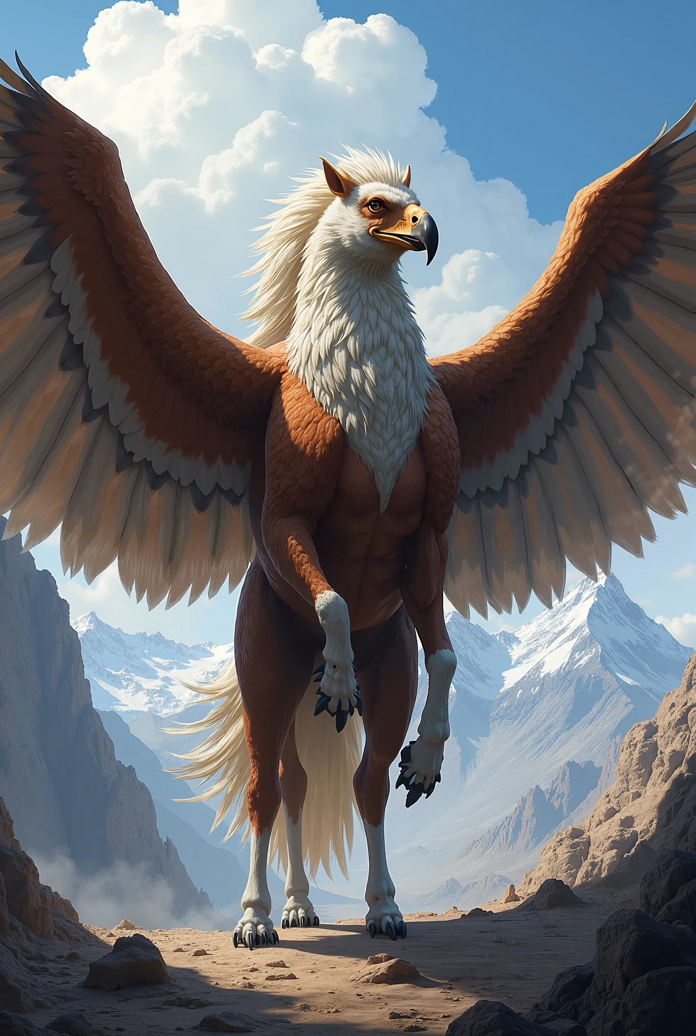 Male eagle, concept art, balls, nude, masterpiece, back view, tail, high quality, feet, penis, masculine pose, arms
