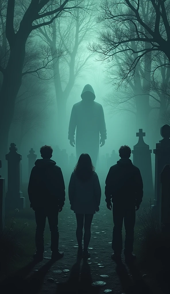 As the young men approach, the headless man lets out a terrifying scream and disappears into the mist.
