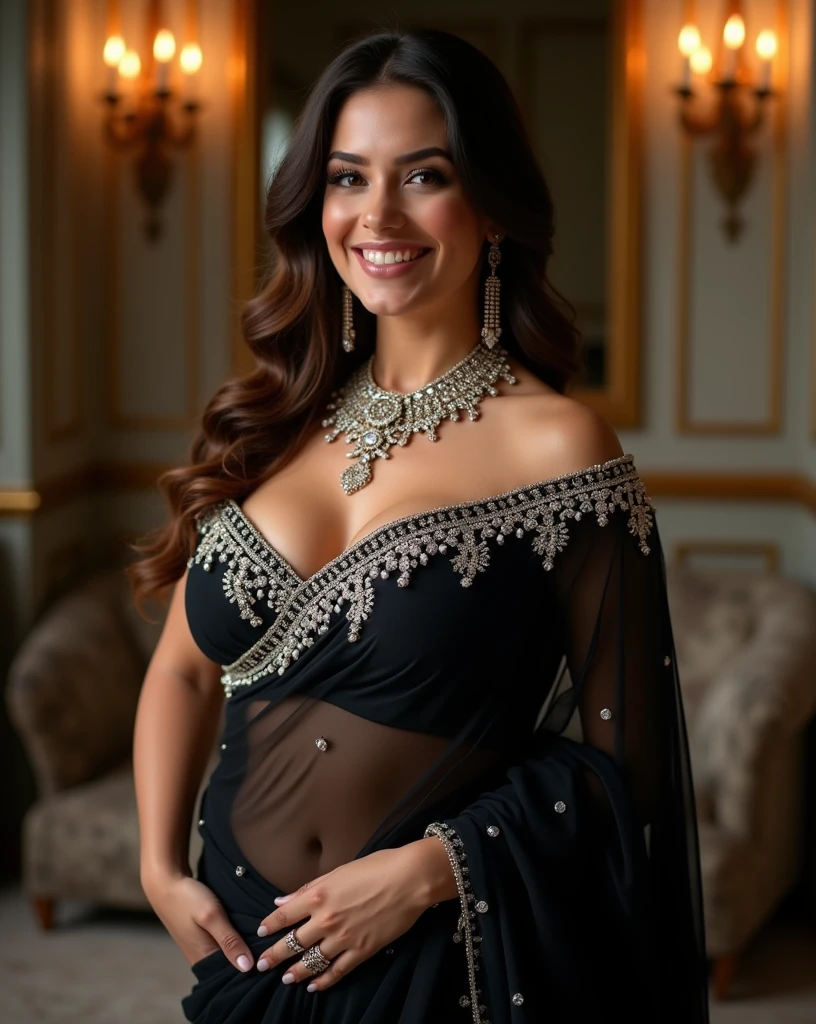high quality photo of naked Pooja hegde, swooping breasts, seducing with wide open spread legs on garden, bra, necklace (insanely detailed skin texture , depth of field, photorealistic )