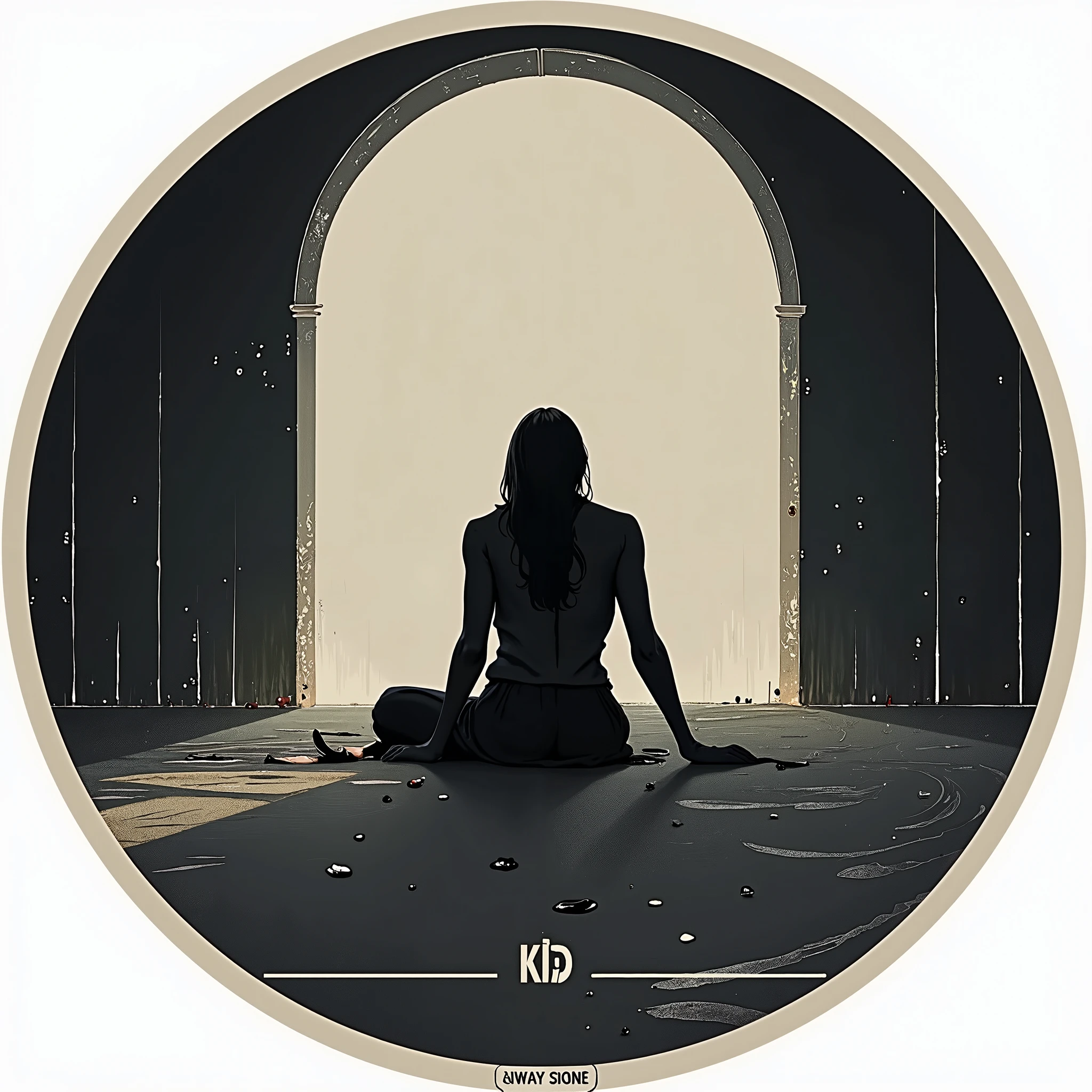 intimate zone, masterpiece, round picture, Intimate Zone logo on top of it