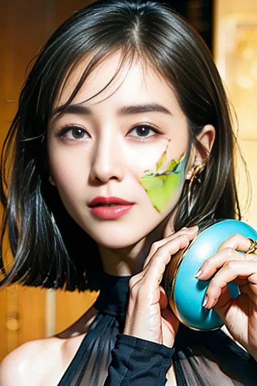 (Extremely meticulous CG),(((8k))),wallpaper,((Extremely refined and beautiful)),(((Masterpiece))),(((best qualtiy))),(((Ultra High Resolution))),realistic shaded,(Smooth and flawless fair skin:1.??????tremely exquisite facial details:1.2),(ultra-detailed:1.5),((a beautiful girl,solo)),(shoulder length straight hair:1.3),(small head:1.2),(slender face:1.2),(Exquisite makeup:1.3),(happy:1.2),(laughing:1.2),(perfect body:1.2),(strapless pink bra:1.5),(small ???????:1.3),(flat ?????:1.2),((slim,thin)),(from front:1.3),(at the schoolgate:1.5),(urban landscape:1.3),(outdoor:1.3),(summer:1.3),(day scene:1.3),(afternoon sunshine:1.3),(close-up of face:1.3),(surrounded by crowded crowds:1.5)