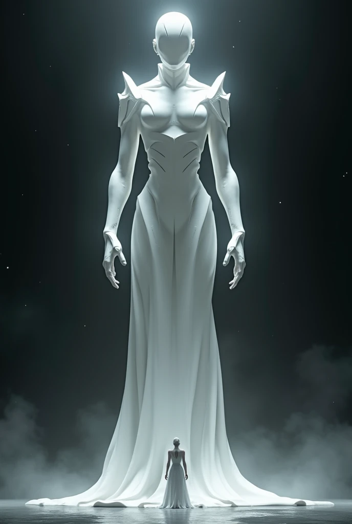 Realism, Realism, Standing Barefoot, White Cthulhu Sculpture (Cosu Anthropomorphic, Tentacle Style, Tall, Beautiful Thin Waist, Big Breasts, Marble Statue), Body Details, Eyes, Perfect Face, Ultra Realistic, Clear Details, (Full Body), 8K, (Original), CG, Skin Scales, Fracture, Masterpiece, Original Photo, SFW, Dirty (0.8), (Blood: 0.7), (Ultra Detailed), Clear Focus, Soft Colors, 8K, 8mm, Shiny, Gel Particles, War Photography