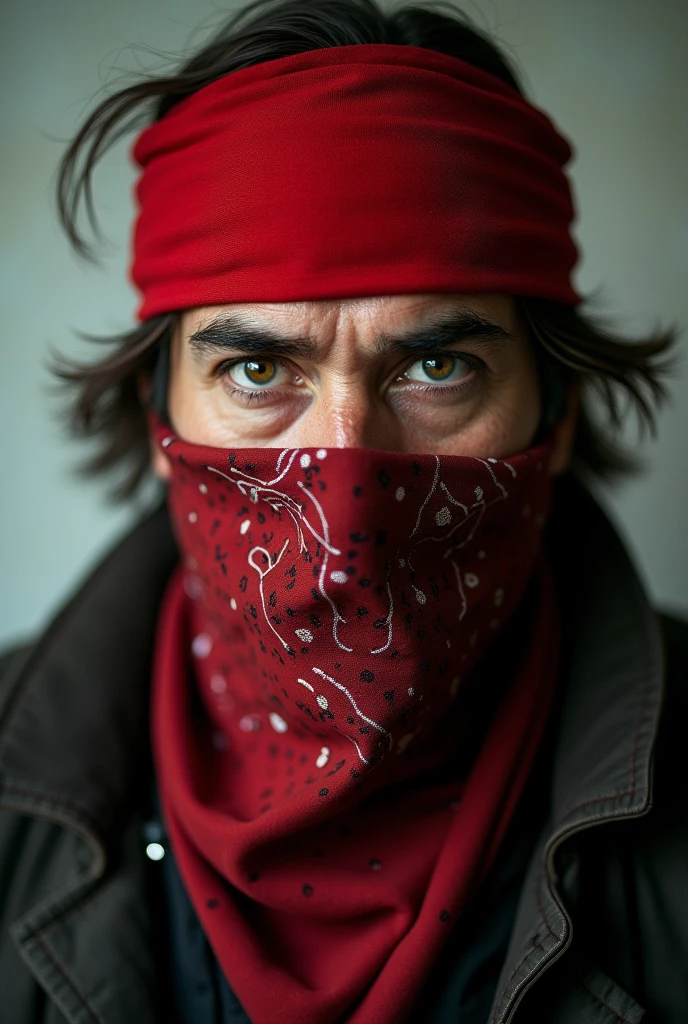 (masterpiece), (realistic), (ultra detailed), ( high reest quality), (photorealistic), (perfect face), (perfect anatomy), (((man))), (((male))), (((fat))), solo, (((negro))), (((40 years old))), Marshall D. Teach from one piece, Marshall D. Teach, one piece, wearing a black bandana with a light blue bandana tie, long curly hair, wearing a black robe, black beard, wearing a necklace accessory, (((His mouth was wide open)))