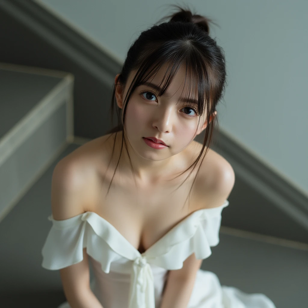 japanaese girl,Old European-style castle,standing on your feet,(Lolita costume,Large breasts, Horizontal viewing angle)), (full bodyesbian:1.5), fission, Brandon Flake, (8K, ........primitive, professional, best qualtiy, tmasterpiece: 1,2), (hentail realism, fotorealistisch: 1,37), Ultradetailliert, (35mm portrait wide angle), (Skin with the highest level of detail: 1,2), (The highest level of detail in the dial:1.2), cinmatic lighting, (ventania), natta, warm white light, looks into camera, Naughty Poses