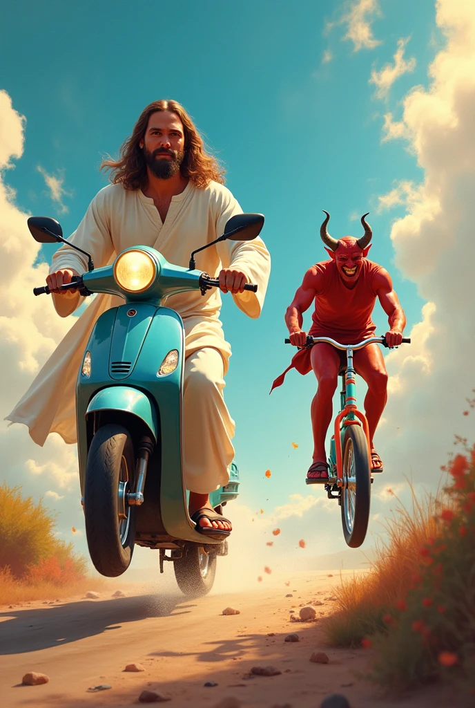 3 people surfing on drugs and demons psychedelic art