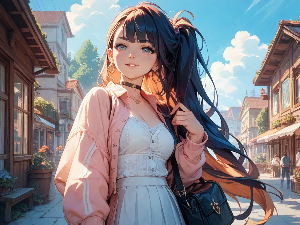 Two-dimensional shoujo upper body anime --auto