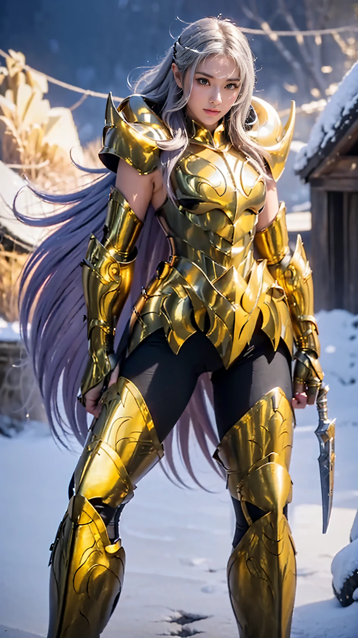 a close up of a woman in a bikini and armor, bikini armor female knight, bikini-armor, armor girl, bikini armor, bikini armour, stunning armor, beautiful armor, gorgeous female paladin, metal bikini, irelia from league of legends, shiny plastic armor, covered in full silver armor, girl in knight armor, perfect anime cyborg woman, japanese goddess