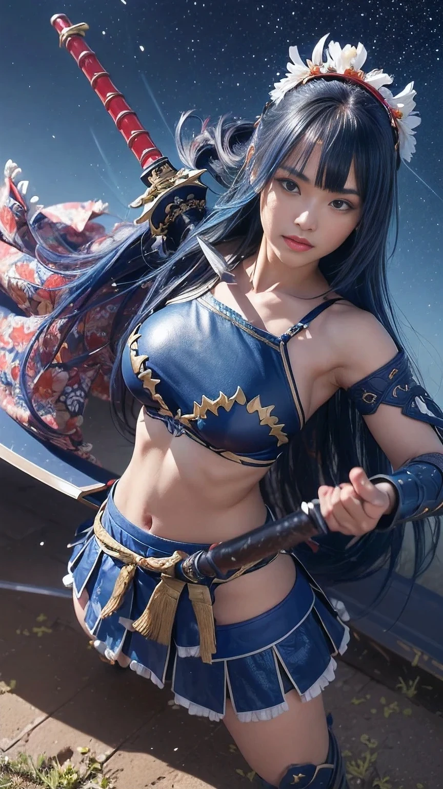 uma mulher nua deitada em cima de um cobertor azul, deusa do anime, deusa loira, deusa linda, garota de anime sedutora, foto de deusa extremamente detalhada, artgerm extremamente detalhado, pixiv 3dcg, melhor avaliado no pixiv, mulher de anime linda e atraente, waifu, anime loiro garota com cabelo comprido, como artgerm, ((uma linda imperatriz de fantasia))