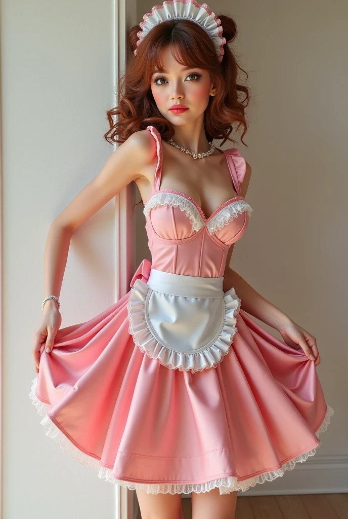 gyaru, dark-skinned, shiny oiled skin