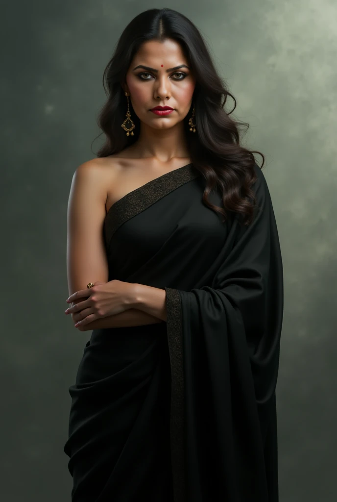 Hot sexy Tapsee Pannu in black saree