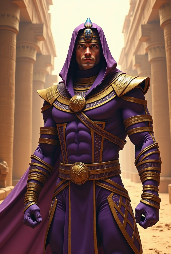 a man with ebony skin, intricate golden circuitry tattoos across forearms, wearing a reflective visor and cloak with fiber-optic threads, full baggy clothing, giant medieval black cloak, navigating a neon-lit dystopian market, detailed tattoos, dystopian cyberpunk, dramatic lighting, glowing circuitry, masterpiece, 8k