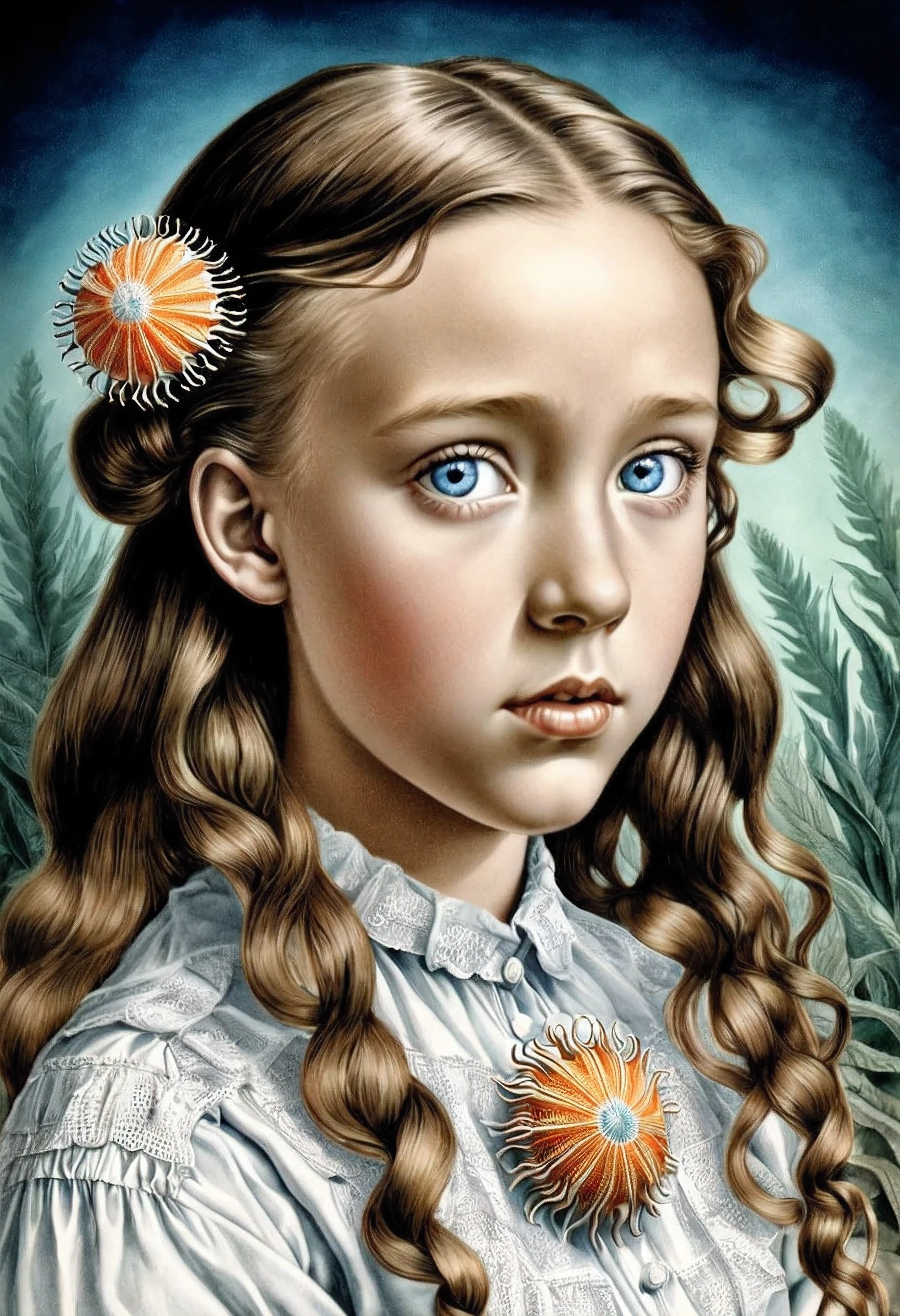 young Alycia Debnam-Carey, творческая импровизация (Created by Ernst-Haeckel)