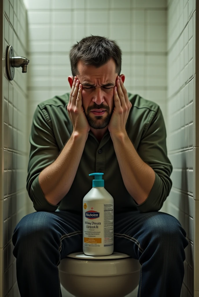 Man with ?????? milking