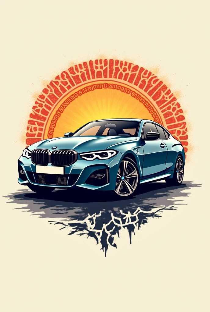 A eye  make it shirt design  which is essential and vintage model and aesthetic and super human power and  dark modern car with hot 