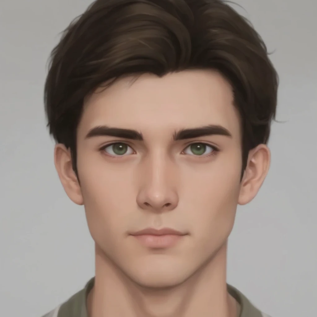            There is a man      (  , handsome college boy    ) 20 years,       with short hair and suit       , asistente hiper       realistic       , sujeto hiper       realistic       , Chico anime       realistic       ,       anime style realism       , estilo de arte anime       realistic       , estilo de arte de anime       realistic       , Estilo anime 3D       realistic       ,       Portrait of an anime boy       ,       artwork in the style of Guweiz ,       Detailed             Portrait of an anime boy       ,       incredible anime face portrait       . model, of Irish origin       (   beautiful) y Anglo-American  (  beautiful),       I just saw the spectator       , retrato(       realistic       :1.4), (:1.0),       hazel eyes   , eyes (perfect,Serious),eyelash(  perfect girl     ),shirt, eyebrows (perfect), dyed hair (brown ), perfect hair ,       straight hair       (perfect), ( secretario       professional ), hairstyle type       (deshilachado ),       oval and elongated face       , square face ,       triangular chin       , thin face,       slim build      , (       Detailed       , ultra ,,-       Detailed       , high       Detailed       , ultra       realistic       8K CG, obra de arte  perfect girl      chica , lyrical), wooden table , flores, Internal,       expression(carefree, Serious) ,       no earning, film, bokeh,       professional, 4k,       Dynamic and very detailed lighting       , fotor       realistic       , 8K, raw, rico,      Intricate Details , Peter Parker(spiderman)