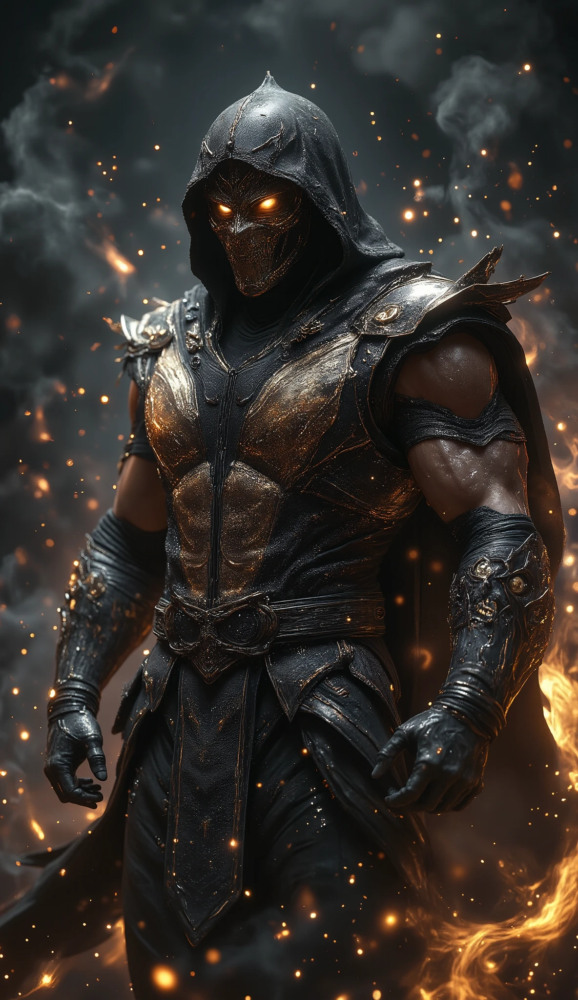photorealistic, Magnificent scene, 1man spartan warrior, spear and shield made out of alienzkin  <lora:alienzkin:1>, (bloodstain, scars and bruises on the body), muscular, warriors, angry, open mouth, fire, dust, The War of Spartacus, dynamic poses, volumetric Light, cinematic lighting, (8k, extremely detailed, high quality, highly detailed, close up)
